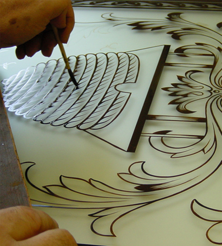 Examples of Dave Thomas embossing work