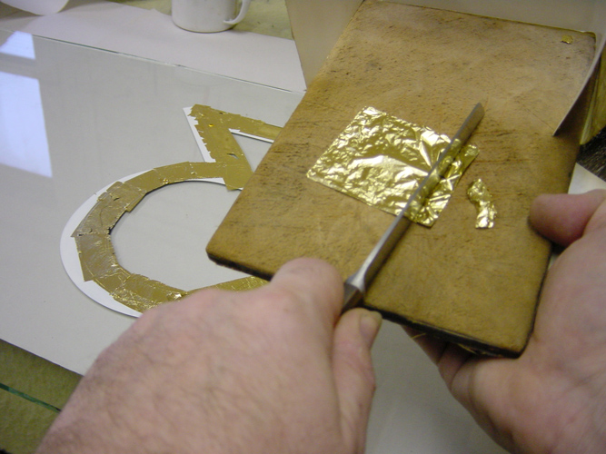 Specialist gold leaf sign writting
